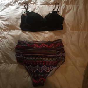 Cute high waisted bikini😎