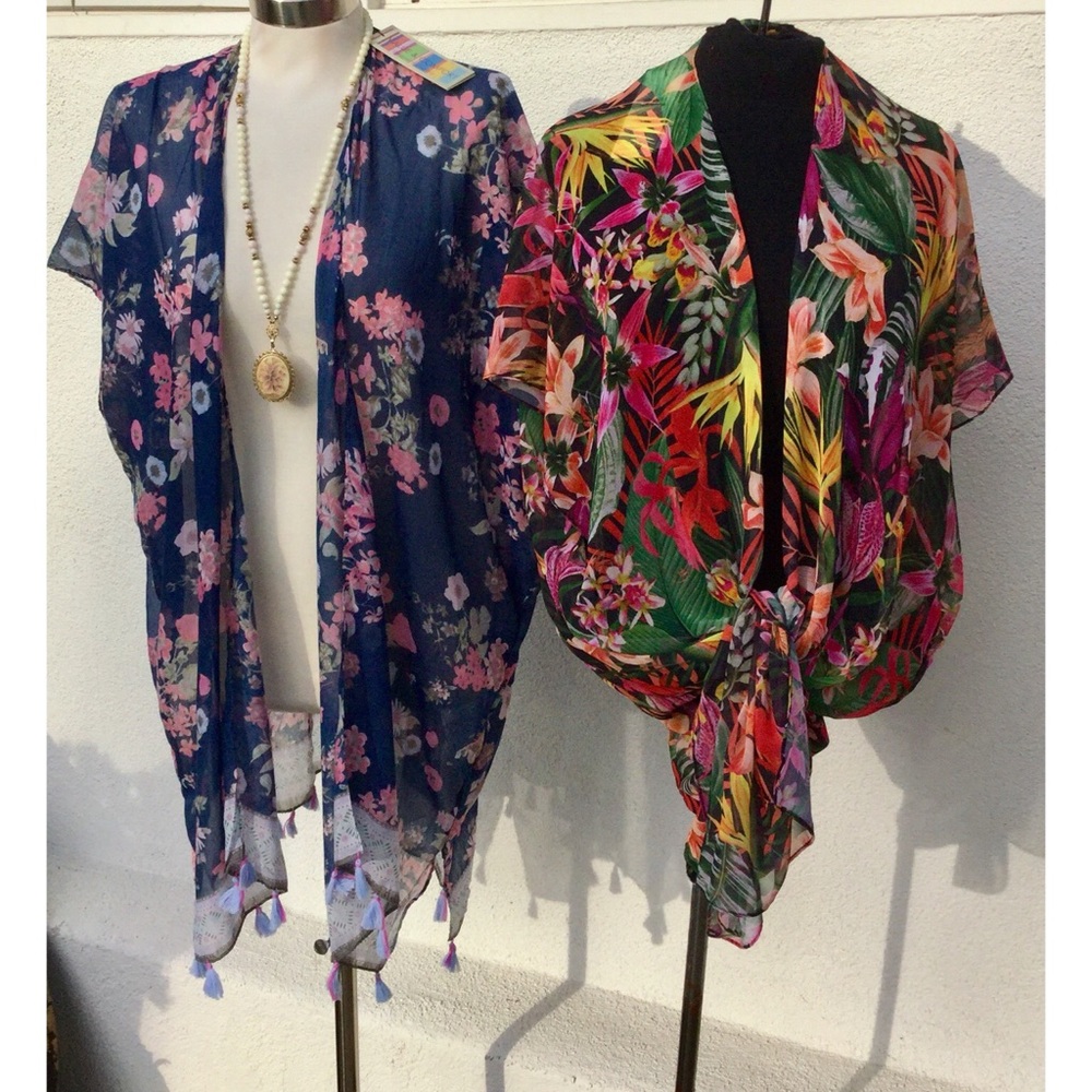 Open Chiffon Cardigan  one size.