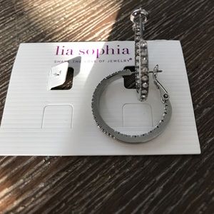 Lia Sophia small hoops