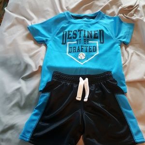 Boys shorts and tee outfit