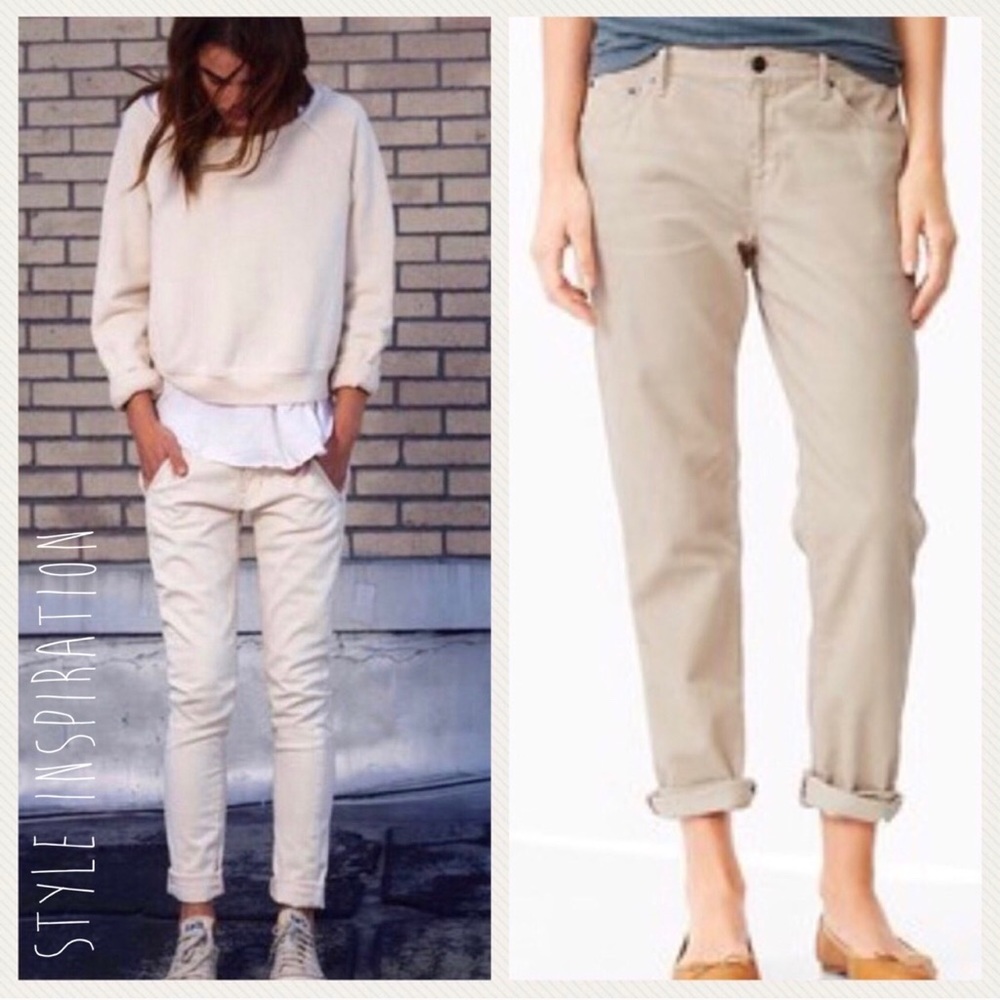 Gap Sexy Boyfriend Corduroy Pants, Dull Rose Sz26