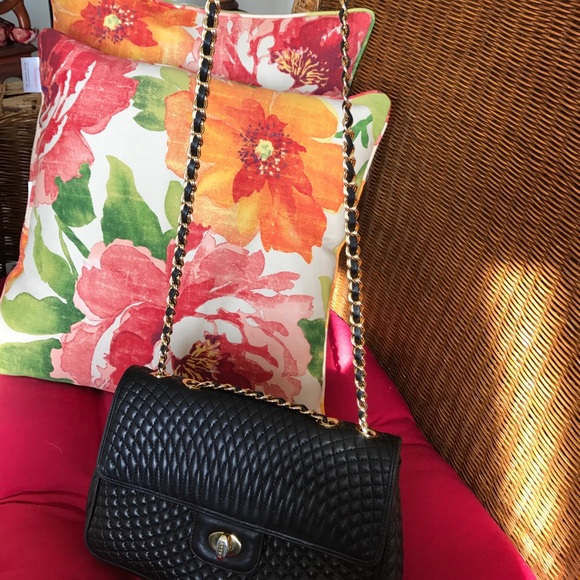 Quilted Lamb Skin Bally Bag 100% Authentic - Picture 8 of 8