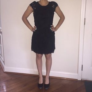 Black Lace Cocktail Dress