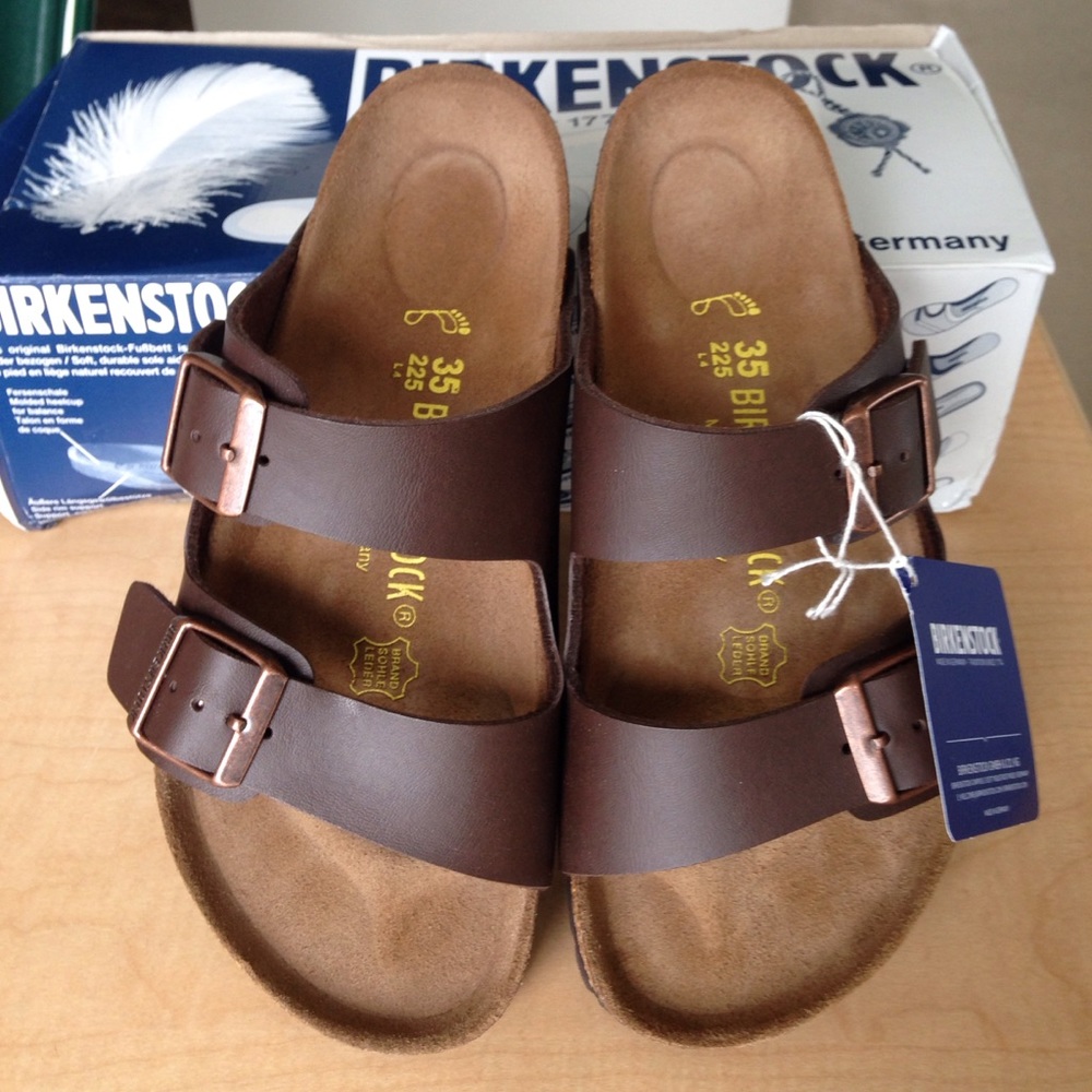 New Birkenstock Arizona sandals in original box