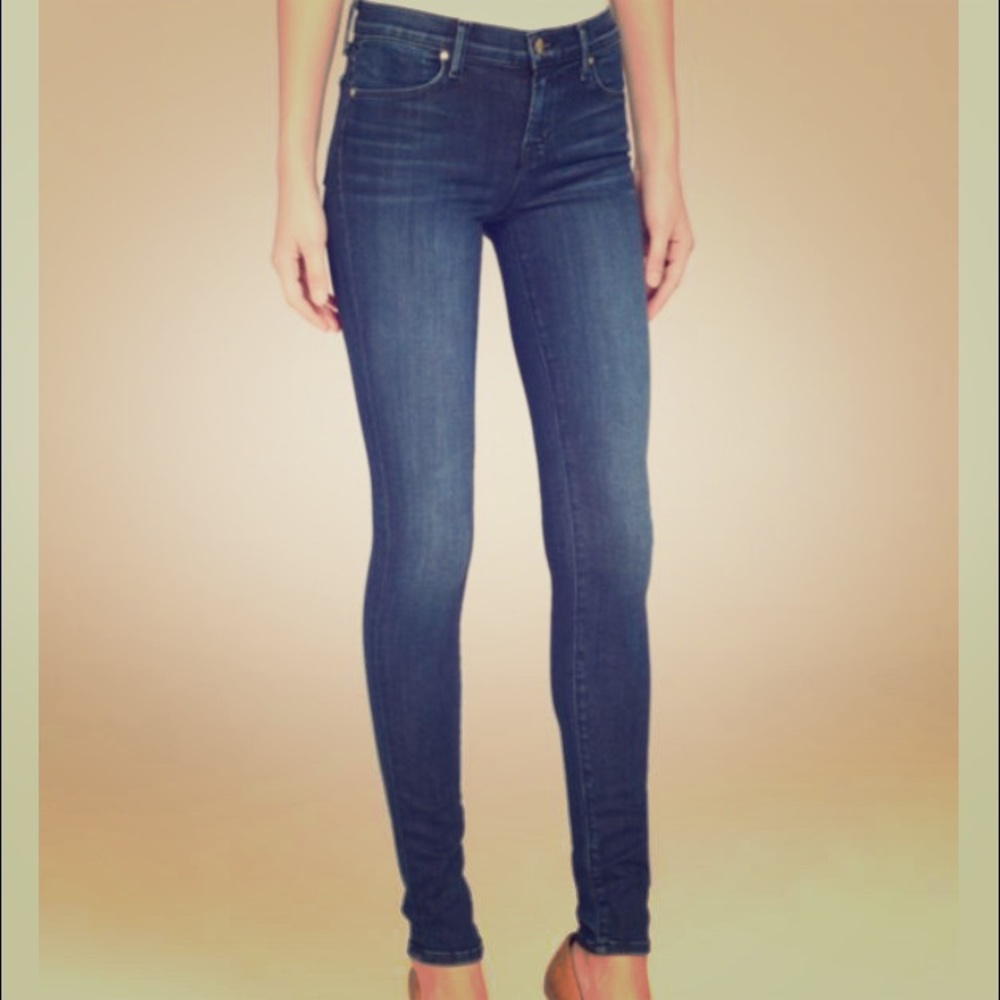 J Brand Super Skinny Starless Mid-Rise Jeans