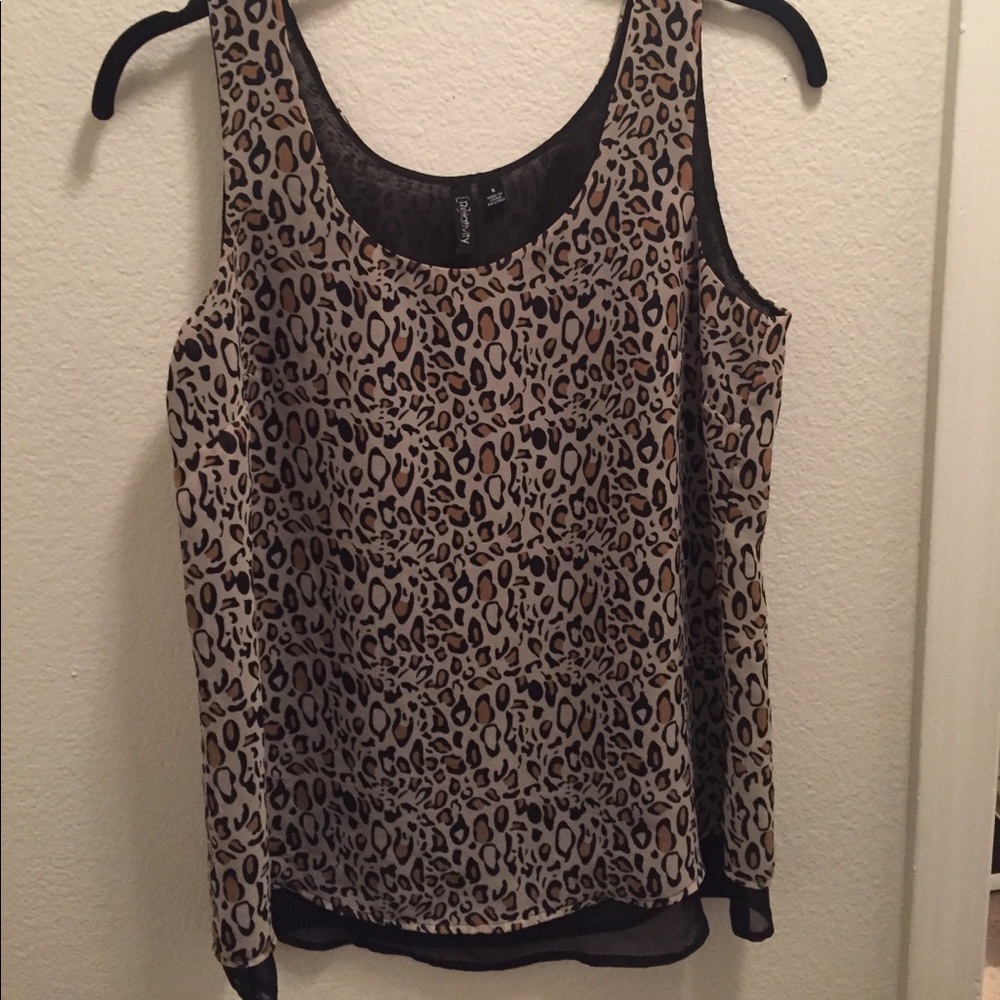 Cheetah tank top