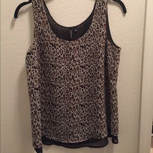 Cheetah tank top