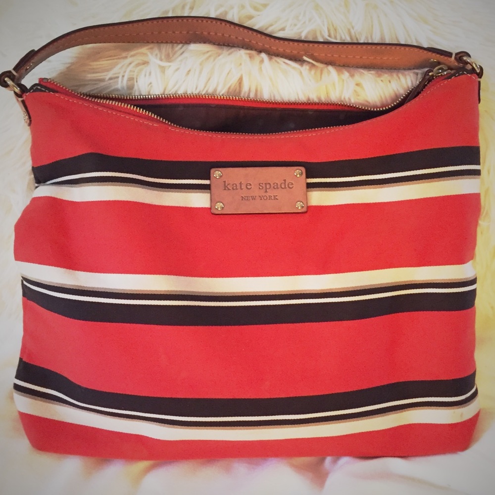 Kate Spade coral shoulder bag