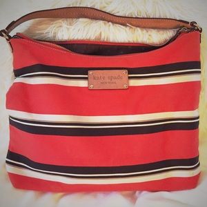 Kate Spade coral shoulder bag