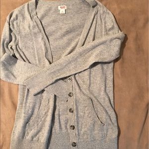 Gray cardigan