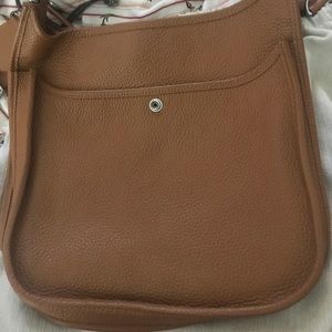 Leather crossbody bag