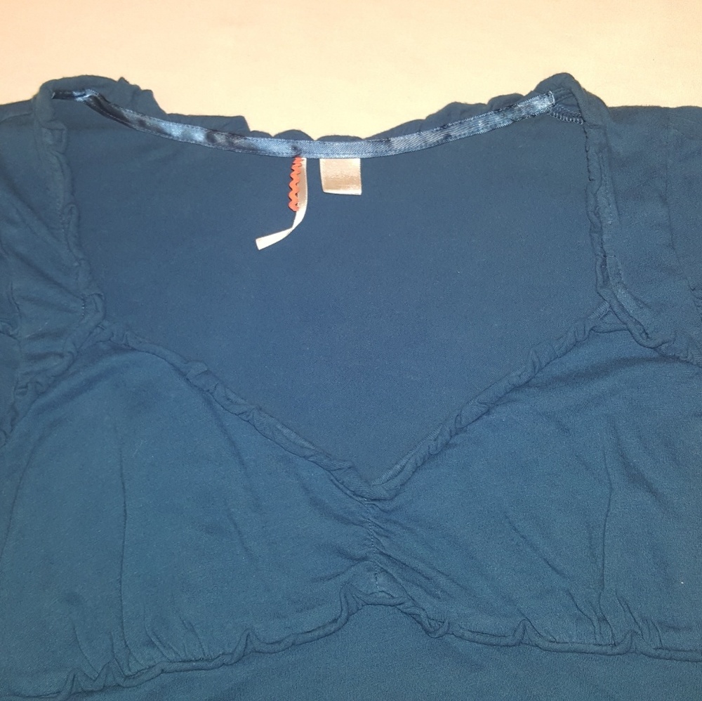 Anthropologie blue top
