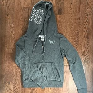 Victoria's Secret zip-up hoodie