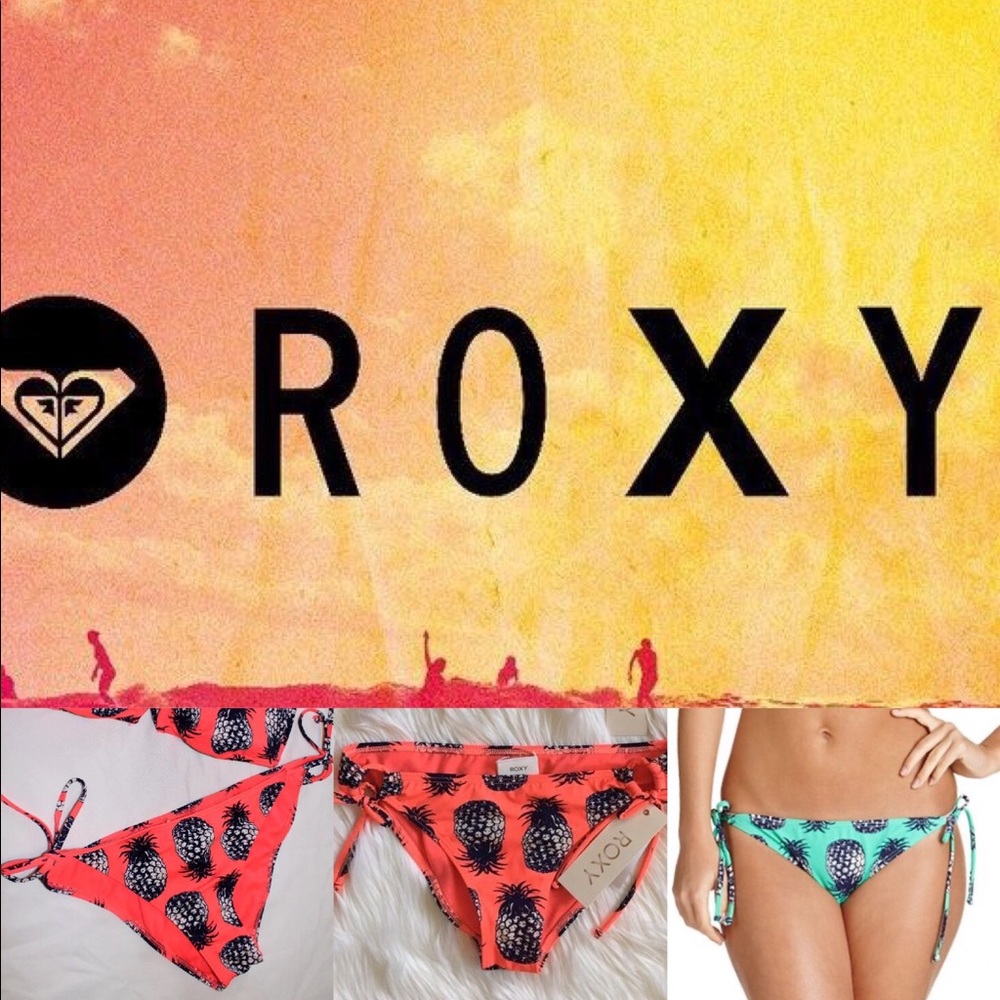 ISO pineapple Roxy bikini bottoms