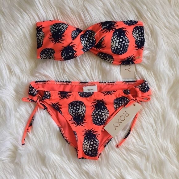 ISO pineapple Roxy bikini bottoms - Picture 2 of 4