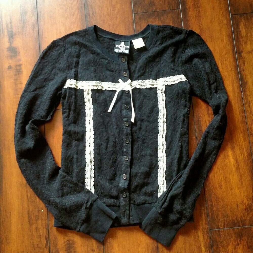 Lip Service Gothic Lolita Mori Dolly Lace Cardigan