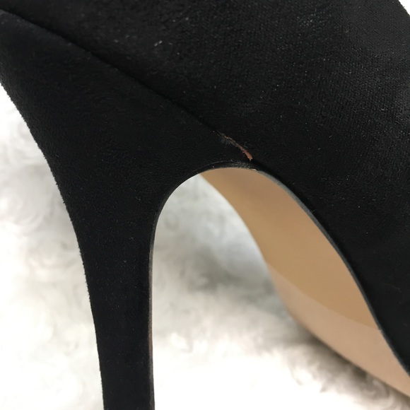 Apt. 9 Women's Black Sparkle Toe Heels - Picture 4 of 4