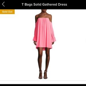 NWT T Bags Solid Gathered Dress