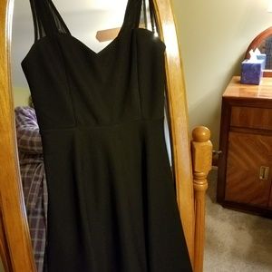 Black cocktail dress