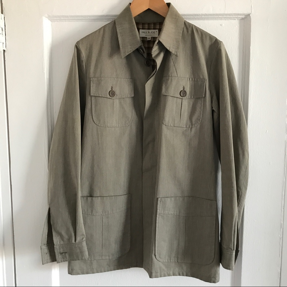Paul & Joe light khaki lightweight  jacket