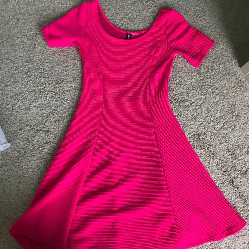 Hot pink summer dress