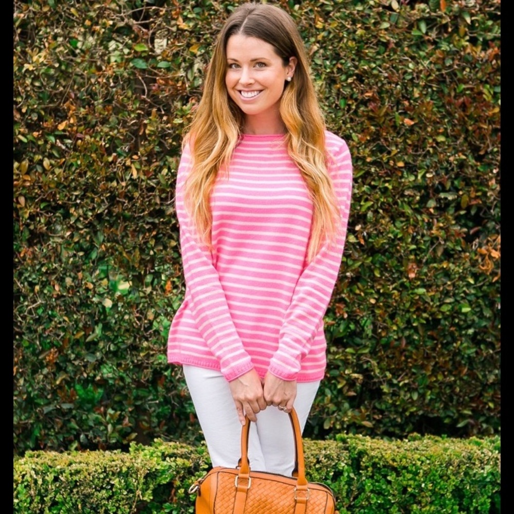 💘Vineyard Vines Striped Cashmere Sweater 💘