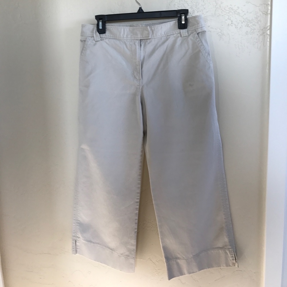 JCrew women's wide leg chino ankle length