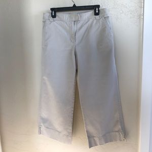 JCrew women's wide leg chino ankle length