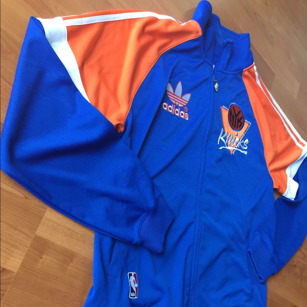 Adidas NBA Knicks Men's Track Jacket - Picture 2 of 8