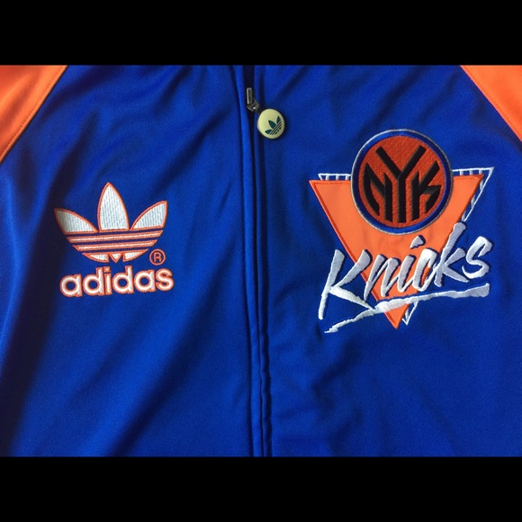 Adidas NBA Knicks Men's Track Jacket - Picture 3 of 8
