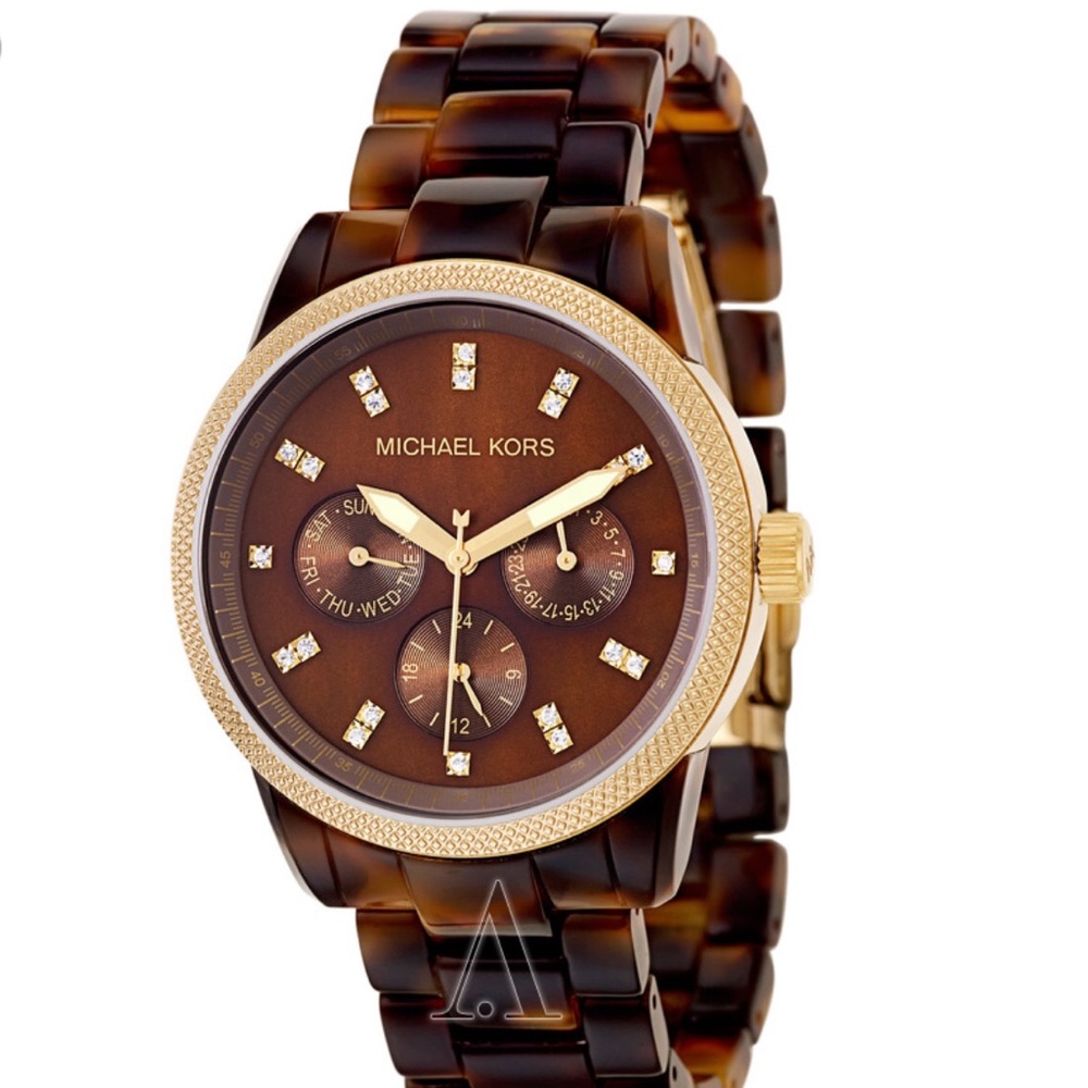 Michael Kors Jet Set Tortoise Watch
