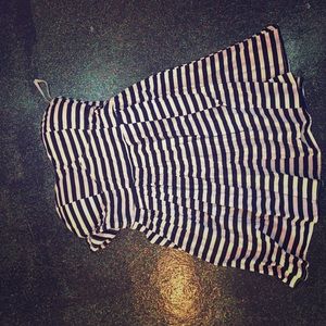 Stripe pinup rockabilly nautical sailor  dress