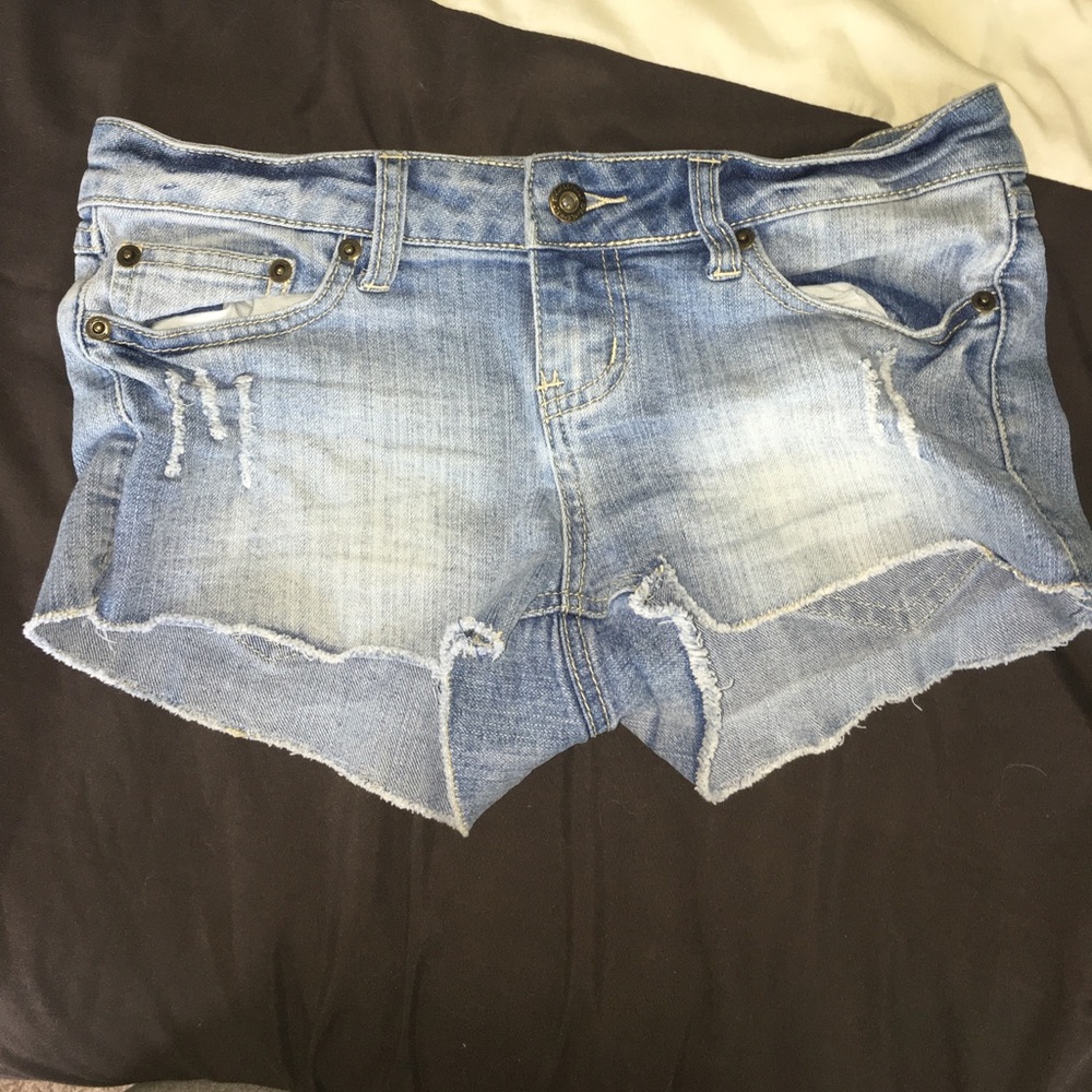 Blue Asphalt Jean Shorts