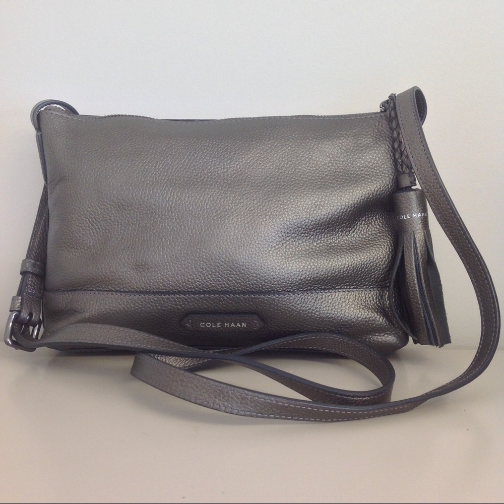 Price Drop!✨ Cole Haan Crossbody Bag in Gunmetal