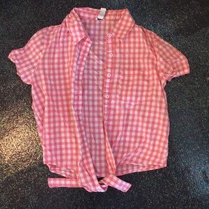 Picnic summer rockabilly pinup top