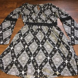 Charlotte Russe Black and white dress