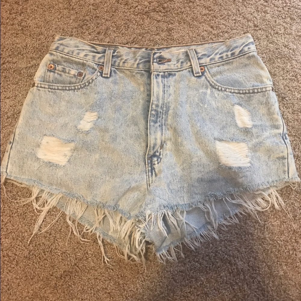 Levi's High Waisted Shorts