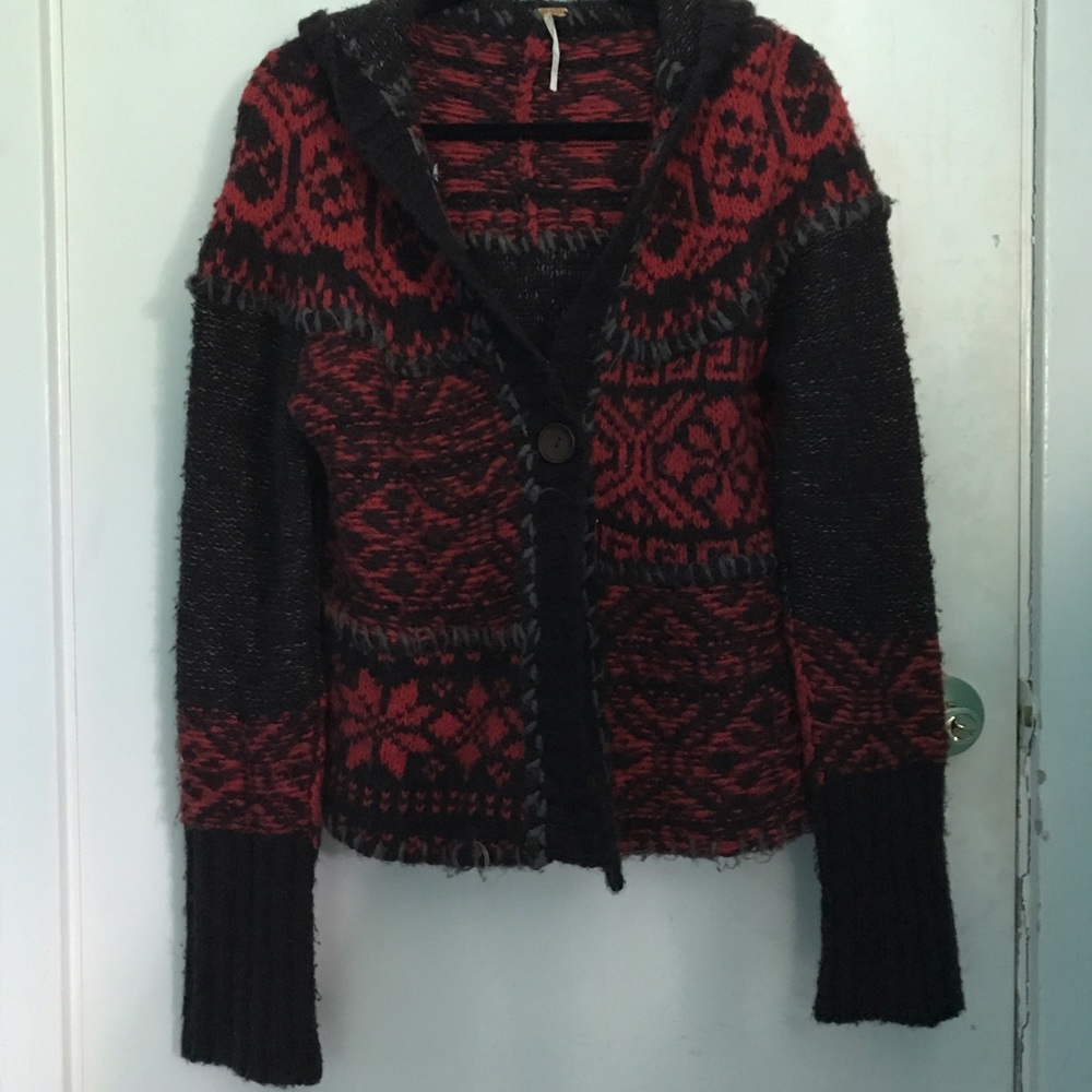 Free People Chunky Hooded Sweater