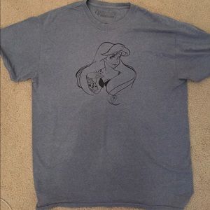 Tattooed little mermaid tee sz L