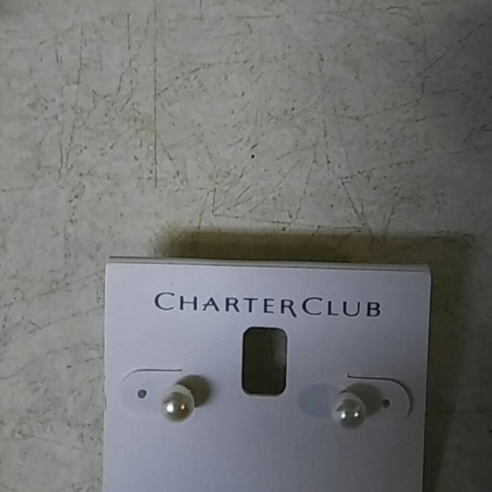 Charter club Pearl earrings