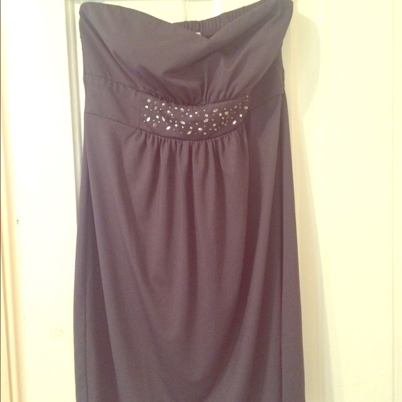 Tube gray dress - Picture 1 of 2