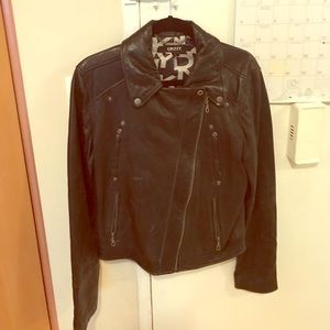 Dkny genuine leather jacket!
