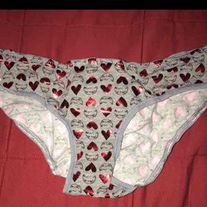 Valentines Day Cats and Hearts Hiphugger Panty