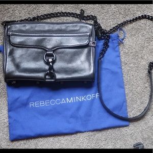 Small Rebecca Minkoff MAC Crossbody black hardware