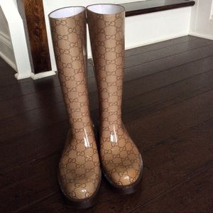 Gucci Edimburg GG Rain Boots Size36