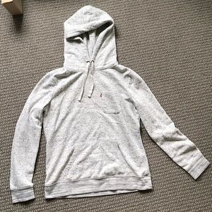 Cute light grey/white hoodie