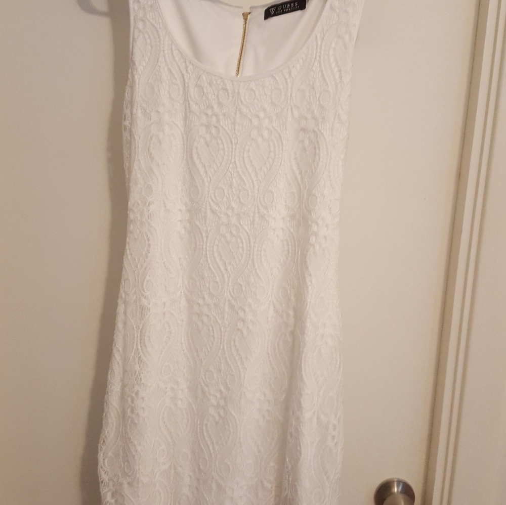White size 8 Guess dress