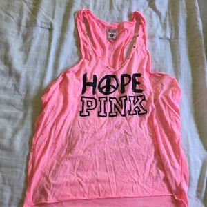 VS PINK neon tank