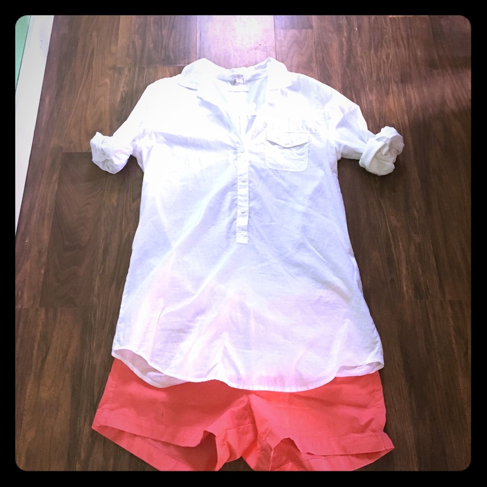 J. Crew convertible sleeve shirt