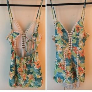 Mystique Boutique floral romper